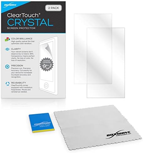 Защитно фолио BoxWave за екрана на Краси PayPoint (Защитно фолио от BoxWave) - ClearTouch Crystal (2 опаковки), HD-филм за предпазване от надраскване е за Краси PayPoint