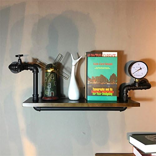 Стенни рафтове с Дървени Железни тръби за съхранение / лавица за книги / Подвесная Декоративна рамка | Ретро Ретро стил Loft |