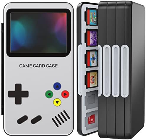 Калъф-стойка за игрални карти HEIYING, съвместими с Nintendo Switch & Switch OLED, преносимо съхранение слот за карти Switch