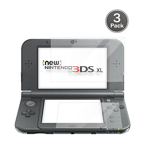 TNP Нова защитно фолио за екрана на Nintendo 3DS XL - отгоре и отдолу Защитно фолио за LCD екрана на HD Ultra Clear Crystal