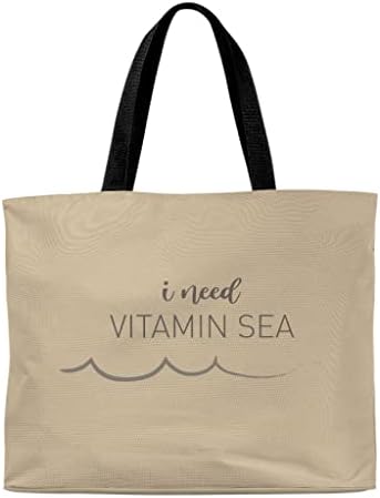 Имам Нужда от Чанта-Тоут Vitamin Sea - Лятна Чанта За Покупки - Плажна чанта-Тоут