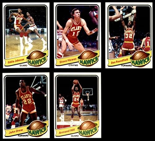 1979-80 Топпс Атланта Хоукс Сет отбора на Атланта Хоукс (сет) EX/MOUNT Хоукс