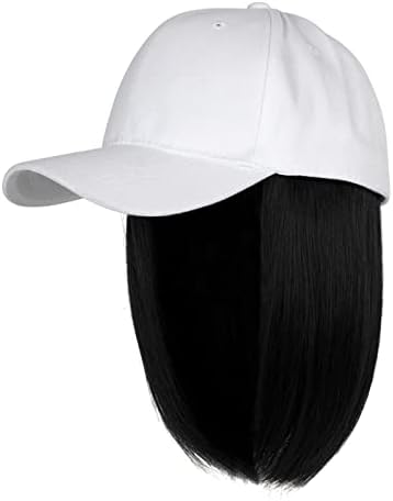 Бейзболна шапка за голф с наращенными коса Директен къса прическа Боб Регулируема, подвижна перука Забавни шапки