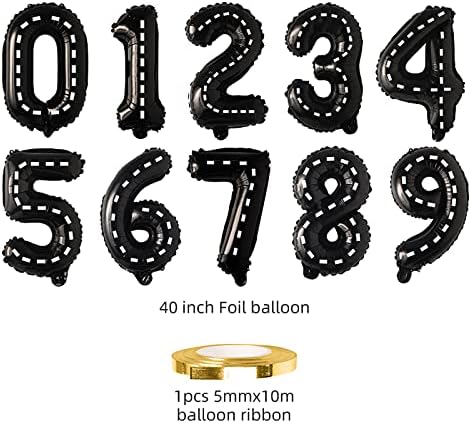 ESHILP 40-Инчов Балон с номер от Фолио, Балон с номера 53, Гигантски Въздушен Балон с номера 53, Балон за Украса на парти на 53-ти Рожден