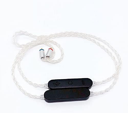 Кабел за обновяване Bluetooth Pizen BT-50 PRO QCC5125, адаптивно LDAC/ aptX / aptX-HD / AAC, време на възпроизвеждане на музика 22 часа, Сменяем кабел, Bluetooth със сребърно покритие, Type-C, водоусто