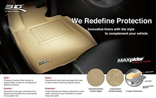 Постелки за пода 3D MAXpider 2011-2013 Hyundai Elantra Kagu 1-ви и 2-ри ред - Сив (L1HY02101501)