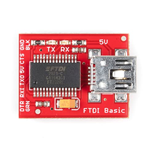 SparkFun FTDI Starter Kit - 5V - Което ви трябва за да започнете работа с FTDI FT232RL USB to Serial IC, съвместим с Arduino или обикновени