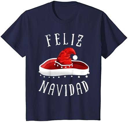 Шапка На Дядо Сомбреро Коледна Тениска Mexico Feliz Навидад