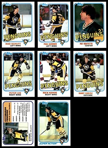 1981-82 Топпс Питсбърг Пингуинс Сет отбора на Питсбърг Пингуинс (сет) NM Penguins