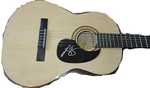 Естествена Акустична китара с автограф Дали Брайса В реален размер, С ДОКАЗАТЕЛСТВО, Фотография Ли Подписана За нас, PSA / ДНК Аутентифицированы,