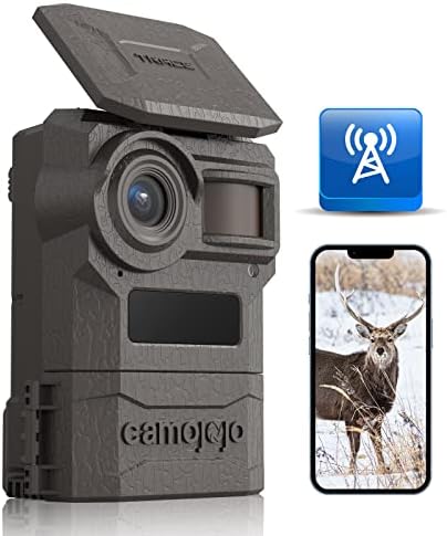 Камера Camojojo Трейс 4G LTE за клетъчна връзка, на живо излъчването на видео с резолюция 1080P и снимки с резолюция 3K, детска