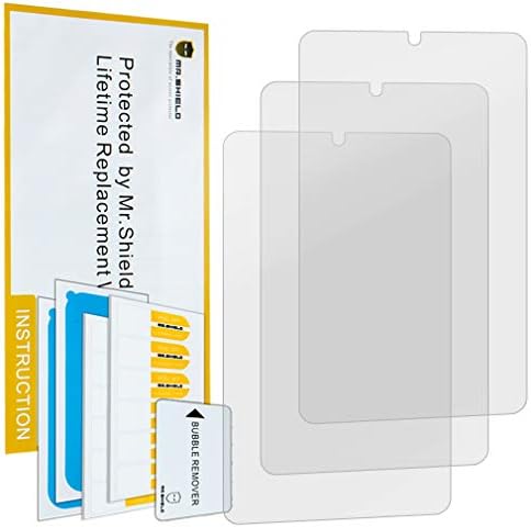 Mr.Shield е Проектиран за 8-инчов таблет Onn с антирефлексно покритие ПЕТ [3 опаковки] [Matte] Защитно фолио за екрана със