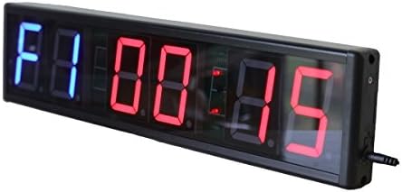 Спортни часовници Ledgital с голям интервал за тренировки Размер 20x4,7 инча. Управляват с помощта на дистанционно управление