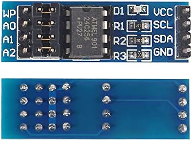 ACEIRMC 6 бр. Интерфейс AT24C256 I2C ДО 256 Бита на Модул памет EEPROM За съхранение на Данни е 8 P Чип Индикаторът за Захранване Стягащ Резистор Директен Конфигуриране на джъмпери