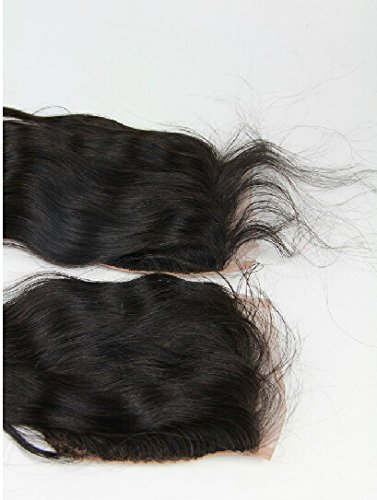 DaJun Hair 6A Избелени Възли Лейси Обтегач 5 5 Естествени Европейски Коси на Насипни Вълна Естествен Цвят (марка: DaJun)