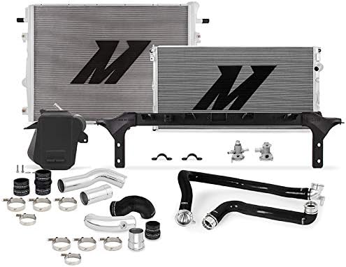 Комплект радиатор и изпълнение Mishimoto MMB-F2D-004, който е Съвместим с Ford Powerstroke 6.7 L 2011-