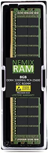 96 GB 12x8 GB DDR4-3200 PC4-25600 1Rx8 ECC RDIMM Регистрирана памет от NEMIX RAM