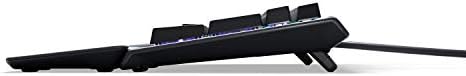 Детска клавиатура SteelSeries Apex 3 RGB – 10-Зонная RGB подсветката – Водоустойчив IP32 – Висококачествена магнитна поставка за китката (Безшумен gaming превключвател) - BR (бразил