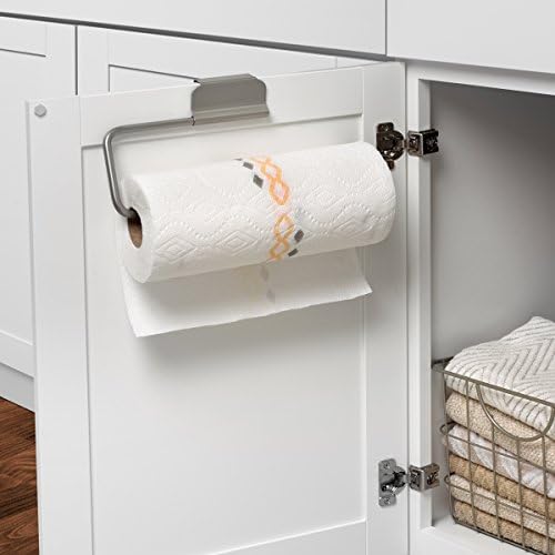 Универсален Евродержатель Spectrum, Диспенсер за хартиени кърпи за баня и кухненски шкафове, Подходящ както за стандартни, така и за