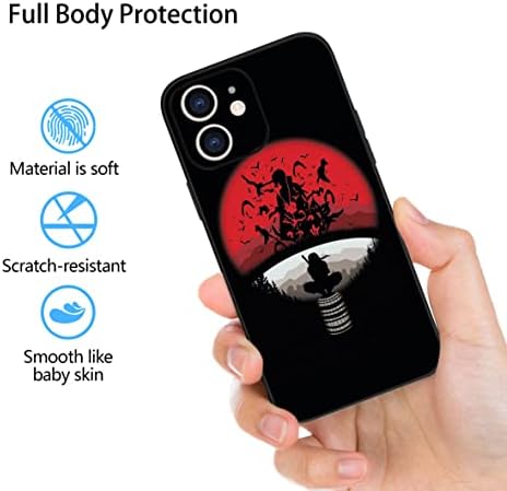 ZRKDDFC е Съвместим с калъф за iPhone 12 6,1 инча, мека Течна Силиконова Гел гума За пълна защита на тялото, Тънък устойчив на удари