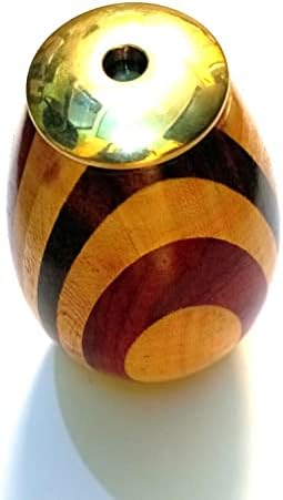 Месинг и дървена Калейдоскоп във формата на яйца за деца и възрастни || Ретро Калейдоскоп - Ръчно Калейдоскоп за децата
