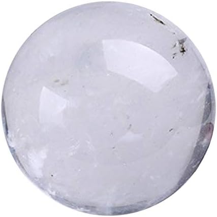 Кристална топка FENGJJ - Естествен Бял кристал от Необработени камъни, Полирани на ръка Кристална топка, Антирадиационное Просто и елегантно