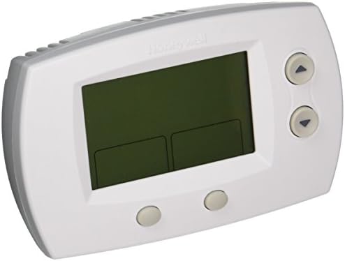 Honeywell TH5220D1029 Focuspro 5000 Непрограммируемый Термостат с 2 термостати за отопление и 2 Термостати охлаждане, Голям екран, Многоцветен