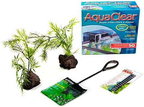 Северна америка Аквариум за домашни любимци SeaClear 40 Gal Show Acrylic Aquarium Junior Executive Kit, 36 на 15 до 16 инча, Прозрачен