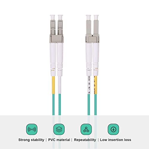 Оптичен кабел OM3 LC-SC - 10 GB, 40 GB Оптични кабели мулти-режим Дуплекс - 1 м. (3,3 фута) - като 50 / 125μm микрона
