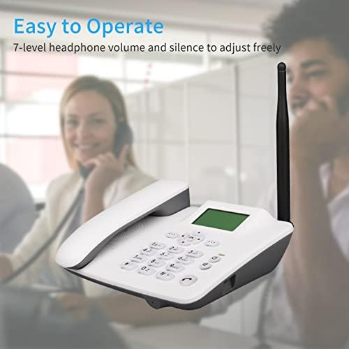 XIXIAN Кабелен телефон, Безжичен Стационарен Телефон 2G Подкрепа на Настолен телефон, GSM 850/900/1800/1900 Mhz SIM карта