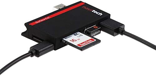 Navitech 2 в 1 Лаптоп /Таблет USB 3.0/2.0 на Адаптер-hub /Вход Micro USB устройство за четене на карти SD /Micro SD карта, Съвместима