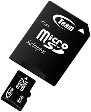 Високоскоростна карта памет microSDHC Team 8GB Class 10 20 MB/Сек. Невероятно бърза карта за Samsung Continuum I400 Convoy U640 B3410 Corby.