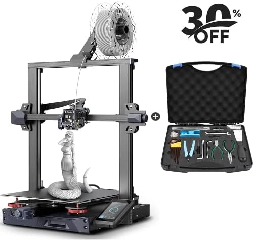 Официален комплект 3D принтер Creality На 3 S1 Plus с Набор от инструменти за 3D-принтер Creality с калъф 35 бр.