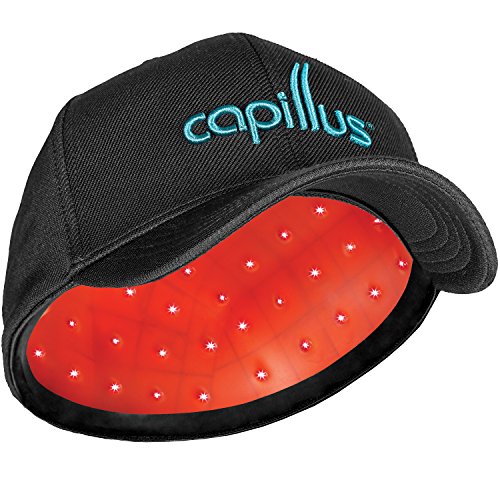 Мобилен капачка за лазерна терапия CapillusUltra за коса прераждане - НОВИЯТ модел с гъвкава засаждане на 6 минути - FDA Одобрени