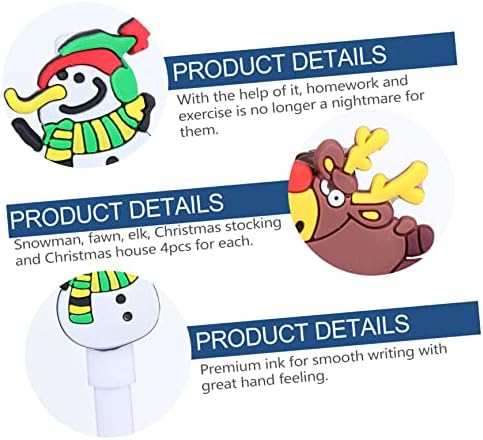 Toyvian 20pcs Коледна Дръжка Детски Стационарни Сувенири За Коледно парти Химикалки За Писане Мультяшные Коледни Чорапи Детски Пластмасови