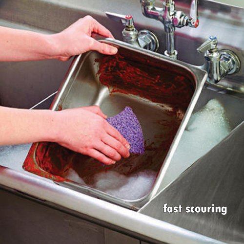 Кърпа за почистване на Scotch-Brite Purple 2020CC, 2,8 x 4.5 инча, 4 броя в опаковка