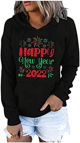 Нова Година Жените Пуловер С Качулка Плътен Цвят Шевове Пуловер Топ Джобен Дантела Hoody С Качулка Hoody