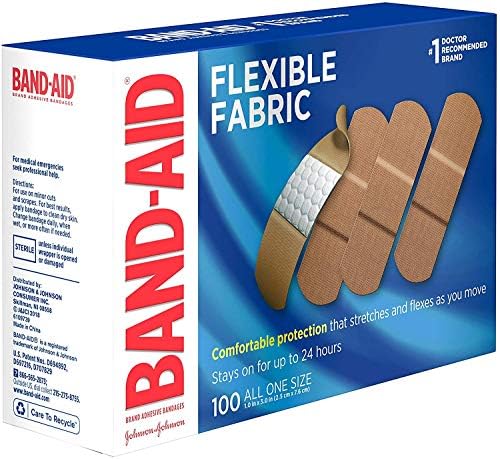 Помощ от еластична тъкан, Все Един размер по 100 бинтове за всеки (1 опаковка)