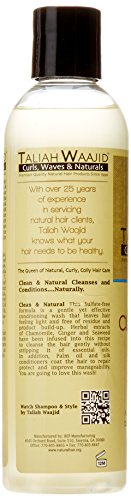 Средство за измиване на косата Taliah Waajid Clean & Natural Herbal За Алпинизъм, катерене и вълнообразни коса с текстура - 8 грама