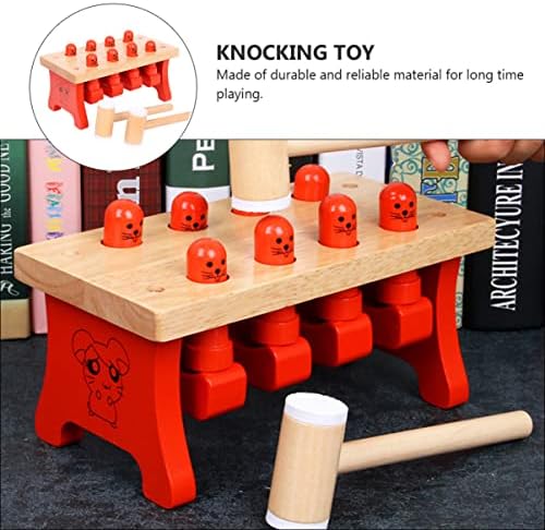 Детска играчка CANIGHT Интерактивна Молотковая Парти модул за Обучение Чук, Пейка За удара, Обучение Цветни Детски Инструменти,