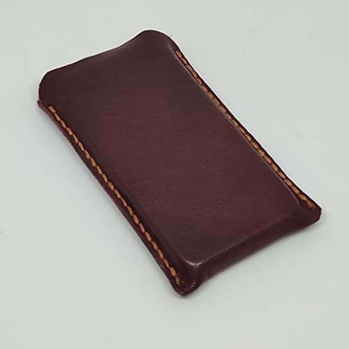 Чанта-кобур от естествена кожа за ZTE Nubia Red Magic 5G Lite, Калъф за вашия телефон ръчна изработка от естествена кожа, Изработен по поръчка Кожен Калъф-чанта за носене, Верти
