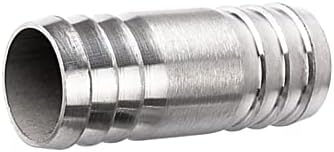 Свързващ тръбен накрайник за маркуч от неръждаема стомана Pysrych 1-1 /2 С бодлива тел x 1-1 /2 Конектор за свързване на бодлива