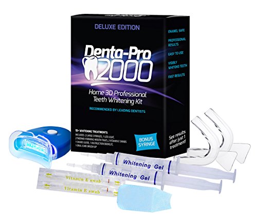 Комплект за избелване на зъбите - Професионално избелване на зъби в домашни условия - Denta-Pro2000 Е безопасно и достъпно - ще Получите по-бели