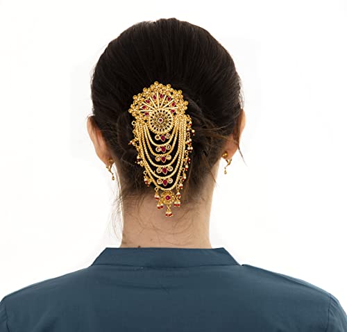 Аксесоари за коса Aakarshana Jewels в Традиционен индийски стил, използвани във всички случаи на живота си, много хубаво