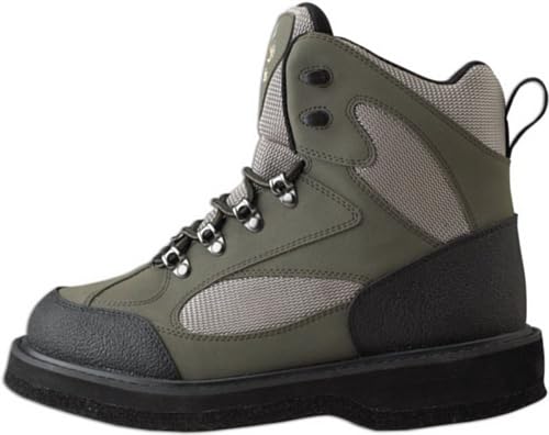 Лека блатни обувки Caddis Men ' s Northern Guide Тъмно-сив цвят със зелени подметки EcoSmart Grip