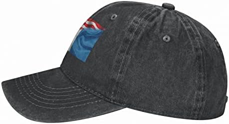 Половината от половината американски флаг Гватемала възрастен ковбойская шапка унисекс шофьора татко шапка регулируема ежедневни