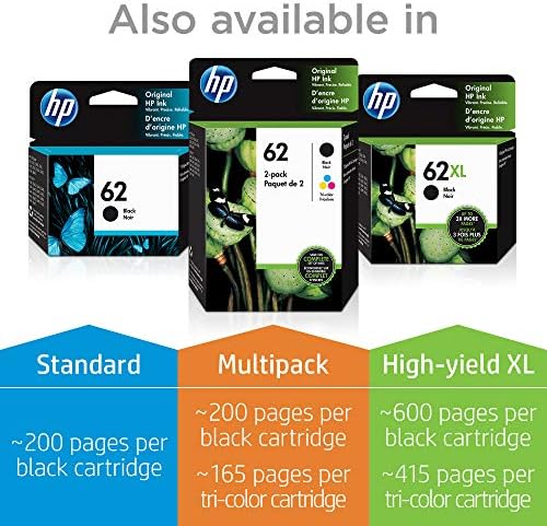 HP 62-62XL | Комплект касети с мастило | Черна, Трицветна | C2P05AN, C2P06AN