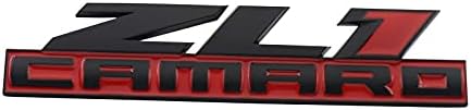 1БР ZL1 Състезателен Автомобил ZL1 Крило Страничната Багажника Поименна Табела Стикер Емблема на Иконата на Стикер за Camaro (Червен)