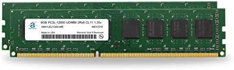Adamanta 8 GB (1x8 GB) DDR3/DDR3L 1600 Mhz PC3L-12800 Без буфериране, без ECC UDIMM 2Rx8 1,35 В CL11 Актуализация памет за настолни компютри