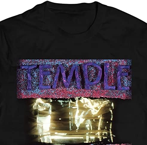 Тениска Oyshriola Temple of The Dog Мъжка Тениска с Къс ръкав за Мъже Черен цвят